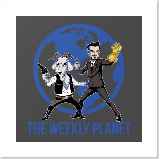 The Weekly Planet Wall Art by Mr Sunday Movies